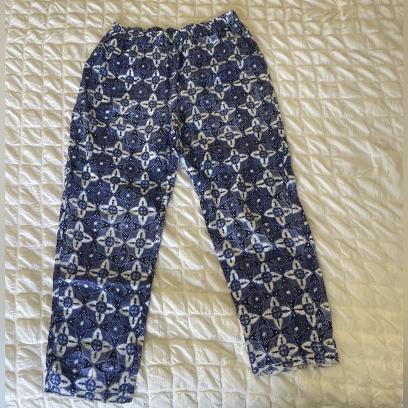 Raquel Allegra printed  linen casual pants - Picture 1 of 9